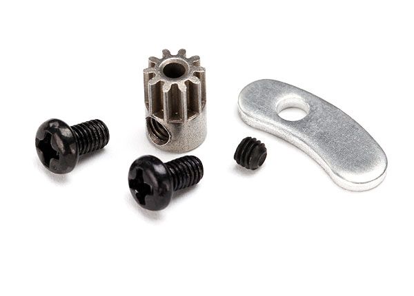 7645 Traxxas Latrax - Gear, 10-T pinion / set screw