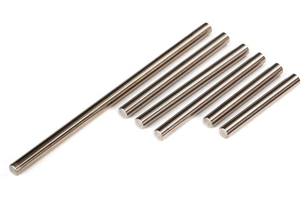 7740 - Traxxas Suspension pin set, front or rear corner (hardened steel), 4x85mm (1), 4x47mm (3), 4x33mm (2) (qty 4, #7740 required for complete set)