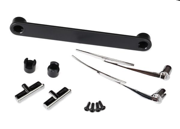 8075 - Door handles, left & right/ windshield wipers, left & right/ retainers (3)/ 1.6x5 BCS (self-tapping) (4)