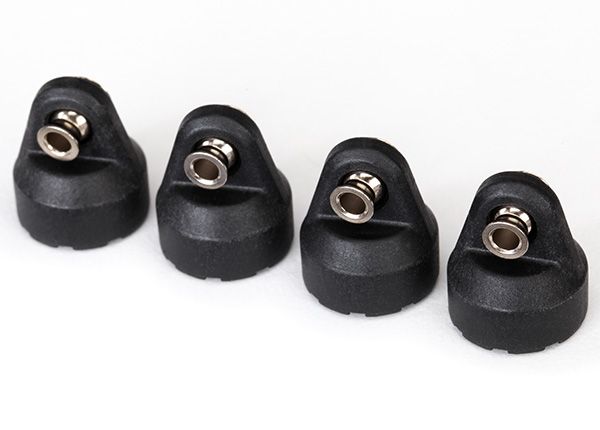 8361 - Shock caps (black) (4) (assembled with hollow balls)