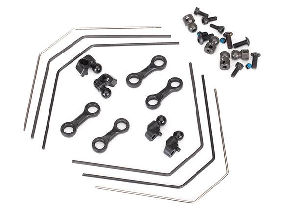 8398 Traxxas Sway bar kit, 4-Tec® 2.0 (front and rear) (includes front and rear sway bars and adjustable lin