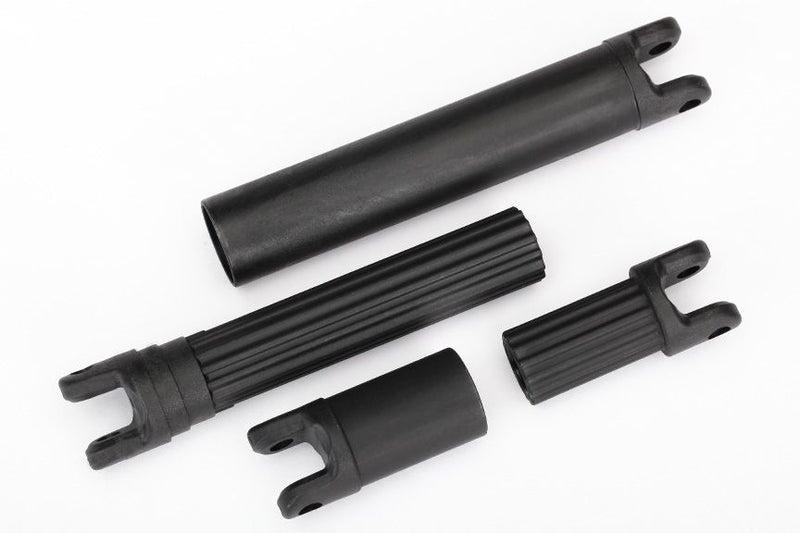 8655 - Traxxas Half shafts, center (internal splined (2)/ external splined (2)) (plastic parts only), E-REVO 2