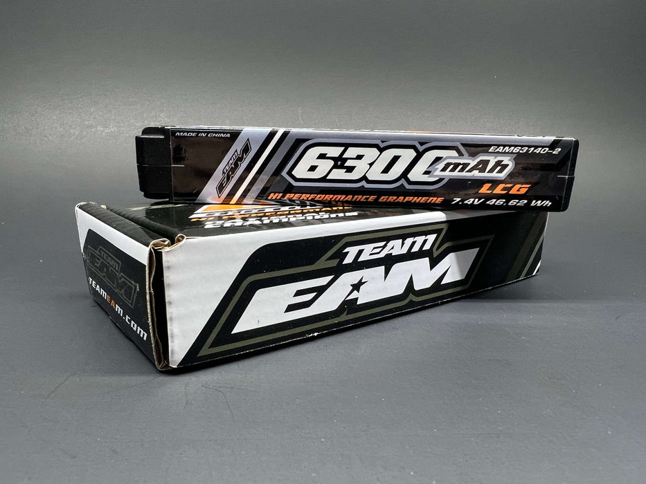 EAM63140-2LP — Team EAM 6300mah 140C 2S LCG Battery Pack