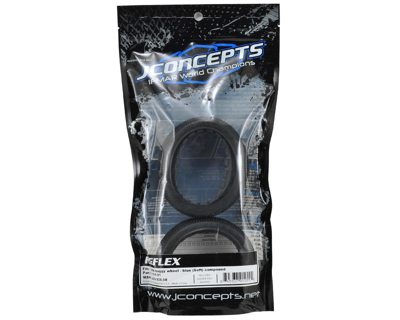 3121-01 JConcepts Reflex 1/8 Buggy Tires (2) (Blue)