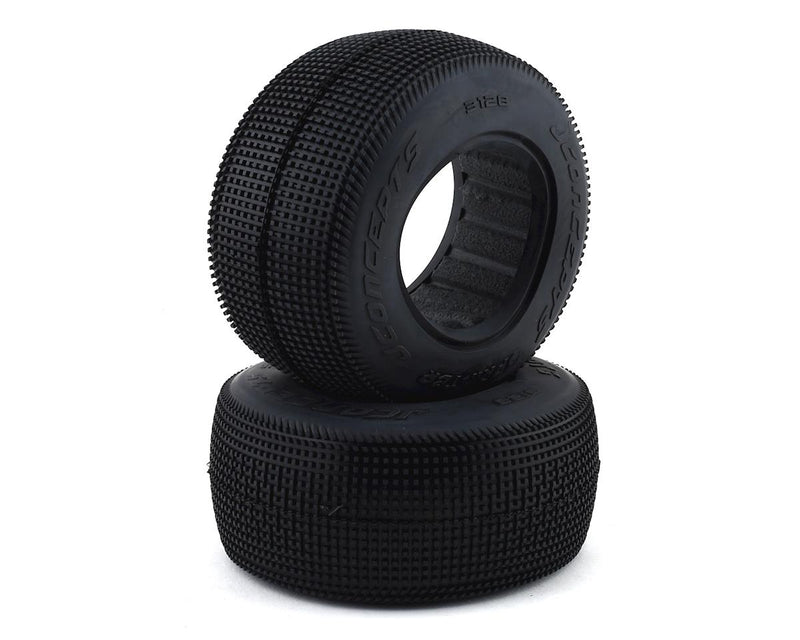 3128-03 JConcepts Sprinter Short Course Dirt Oval Tires (2) (Aqua A2)