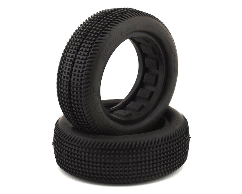 3134-02 JConcepts Sprinter 2.2" 2WD Front Buggy Dirt Oval Tires (2) (Green)