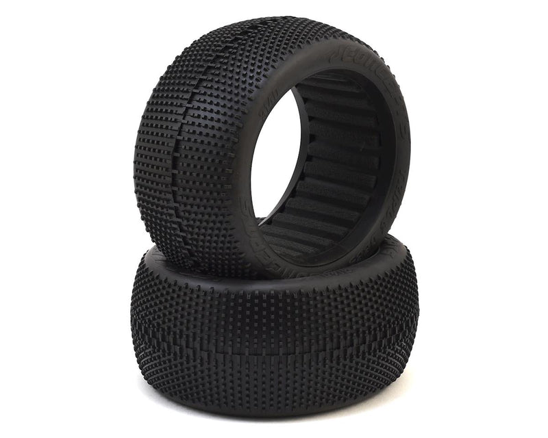 3140-02 JConcepts Triple Dees 4.0" 1/8th Truggy Tires (2) (Green)
