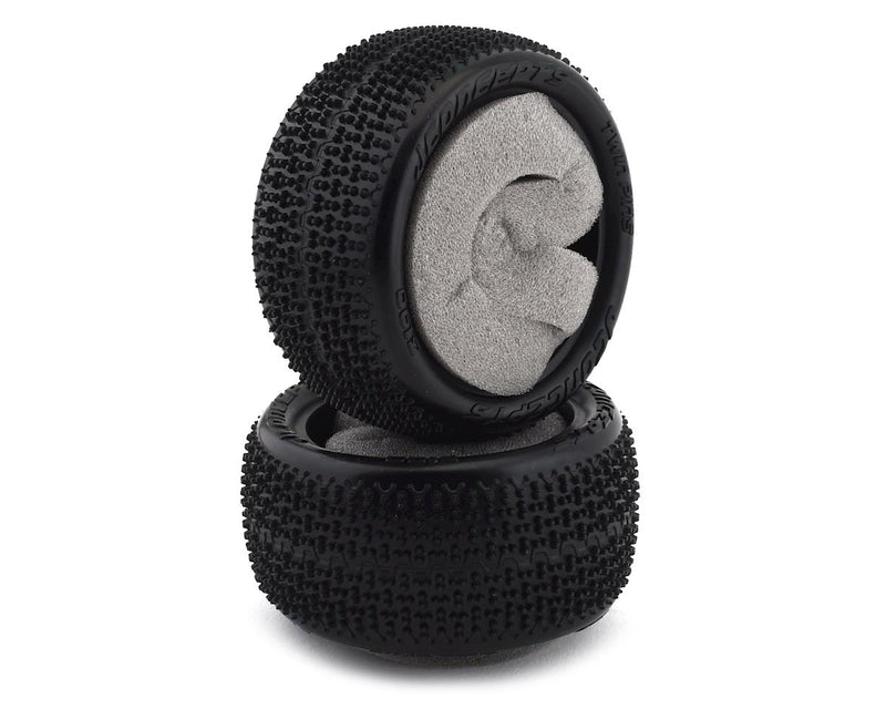 3190-010 JConcepts Twin Pins Carpet 2.2" Rear Buggy Tires (2) (Pink)