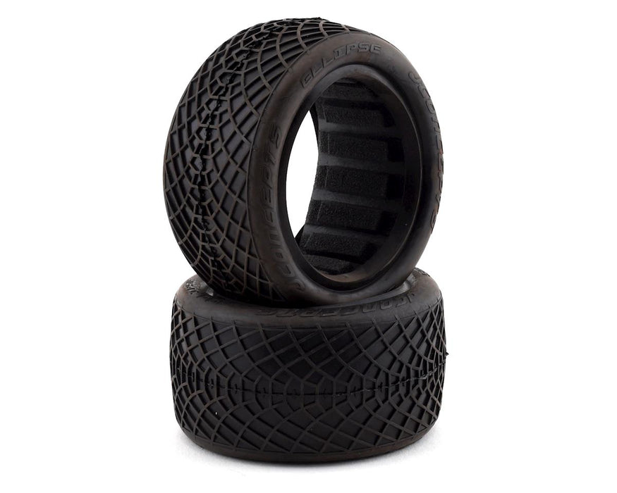 3196-07 JConcepts Ellipse 2.2" Rear 1/10 Buggy Tires (2) (Black)