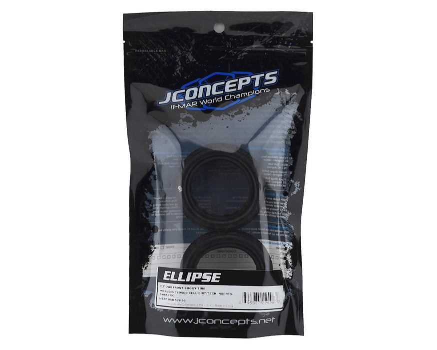 3197-02 JConcepts Ellipse 2.2" 2WD Front Buggy Tires (2) (Green)