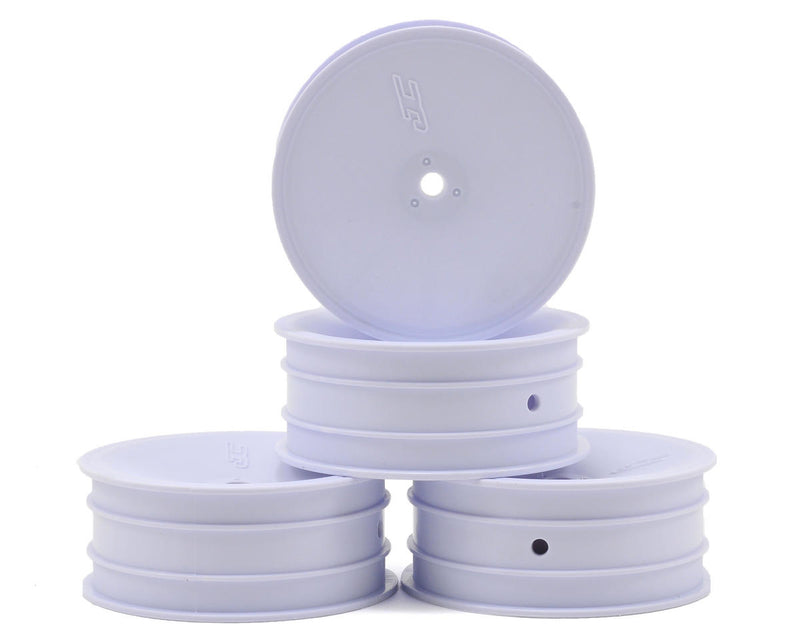 3347W JConcepts 12mm Hex Mono 2.2 Front Wheels (4) (B6/B5/RB6) (White)