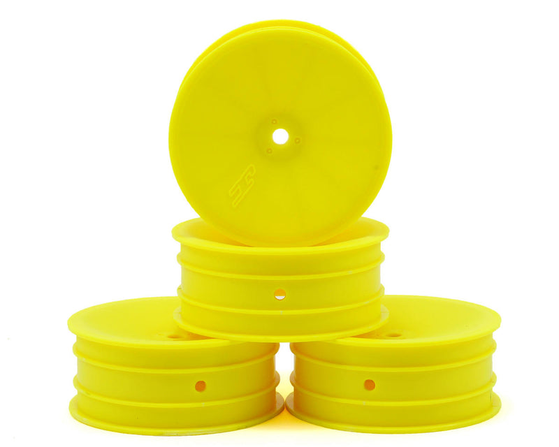 3347Y JConcepts 12mm Hex Mono 2.2 Front Wheels (4) (B6/B5/RB6) (Yellow)