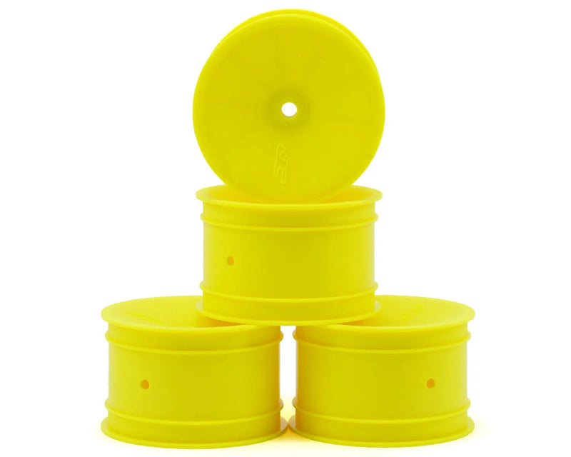 3348Y JConcepts 12mm Hex Mono 2.2 Rear Wheels (4) (B6/B74/RB6) (Yellow)