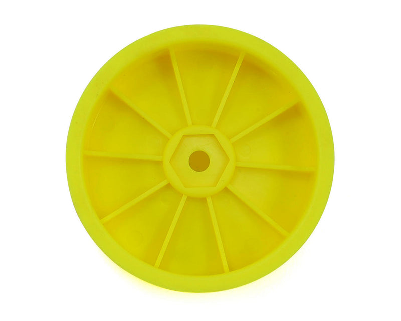 3376Y JConcepts 12mm Hex Mono 2.2 "Slim" Front Wheels (4) (B6/RB6/SRX2/YZ2) (Yellow)