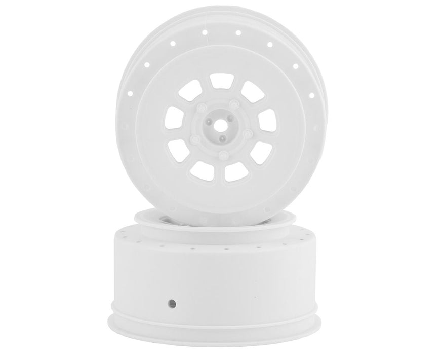 3420W JConcepts 9-Shot Short Course Wheels w/3mm Offset (2) (White) w/12mm Hex