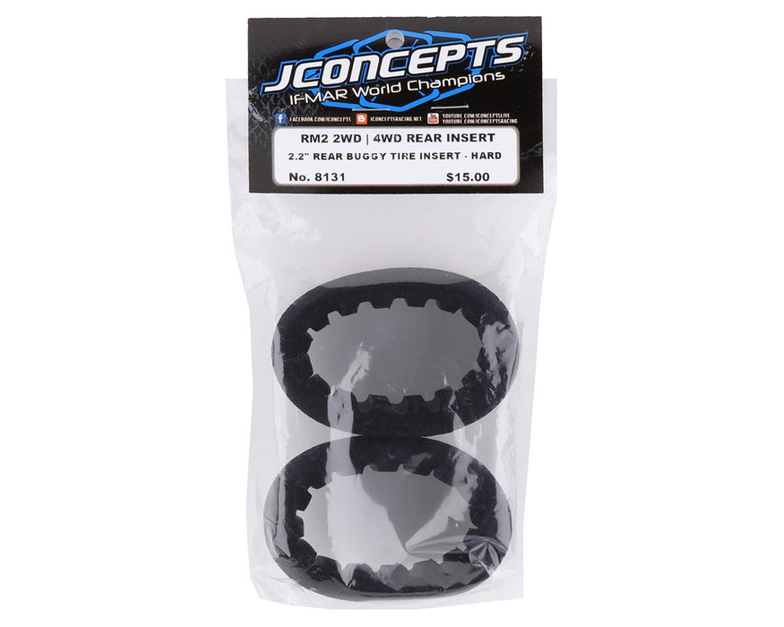 8131 JConcepts RM2 1/10 Rear 2.2" Buggy Hard Inserts (2)