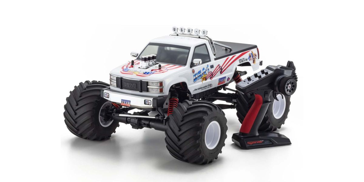 KYO34257 USA-1 VE 1/8 Scale Radio Controlled Brushless Motor Powered 4WD Monster Truck