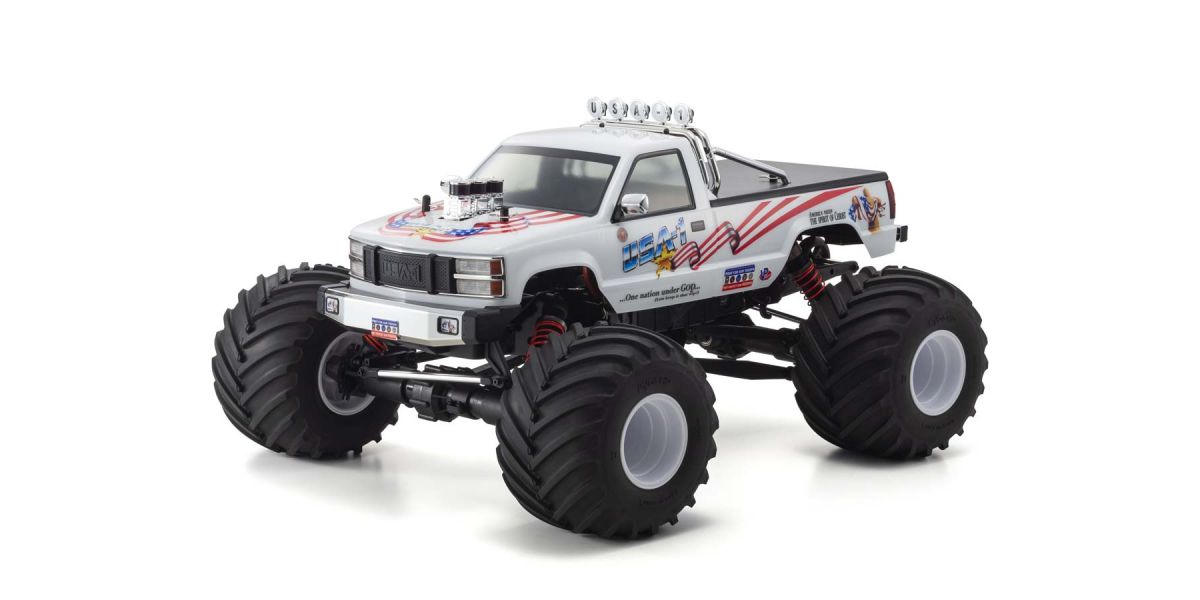 KYO34257 USA-1 VE 1/8 Scale Radio Controlled Brushless Motor Powered 4WD Monster Truck