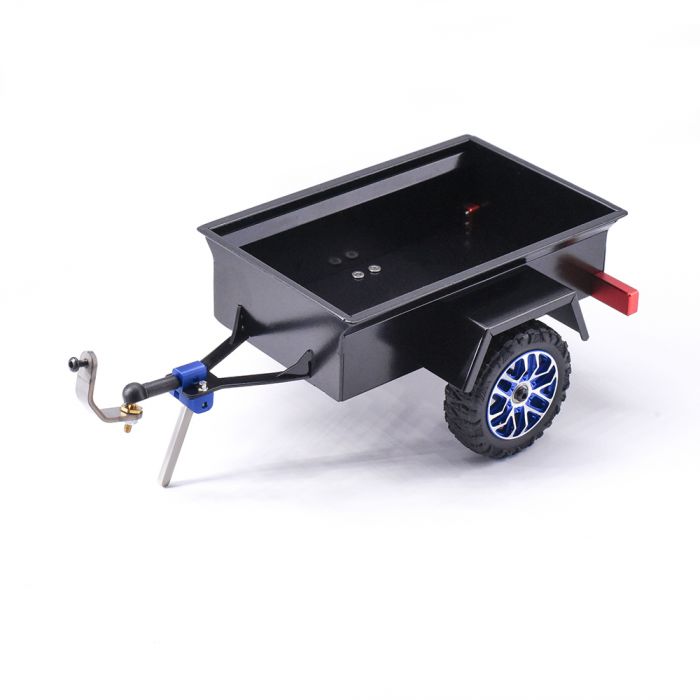 PHBSCX24759BLACK Aluminum Mini RC Crawler 1/24 Trailer, Black, for Axial SCX24 / Enduro24