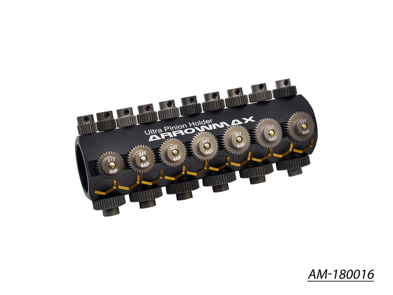 AM180016 Set Of 28 Alu Pinions 64DP With Caddy 21T ~ 48T