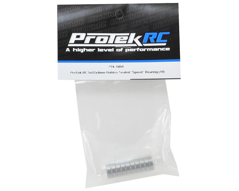 PTK-10059 ProTek RC 5x12x4mm Rubber Sealed "Speed" Bearing (10)