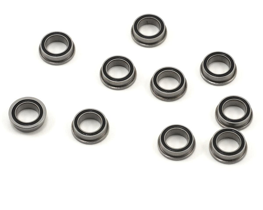 PTK-10070 ProTek RC 1/4x3/8x1/8" Rubber Shielded Flanged "Speed" Bearing (10)