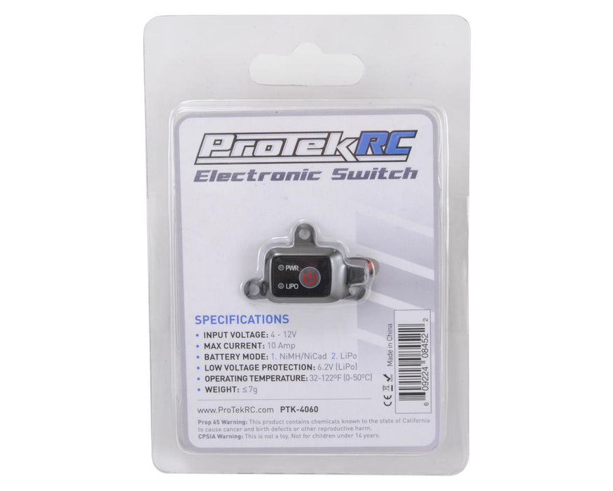 PTK-4060 ProTek RC Electronic Switch w/Voltage Cutoff