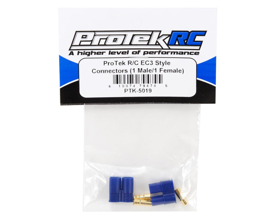 PTK-5019 ProTek RC EC3 Style Connectors (1 Male/1 Female)