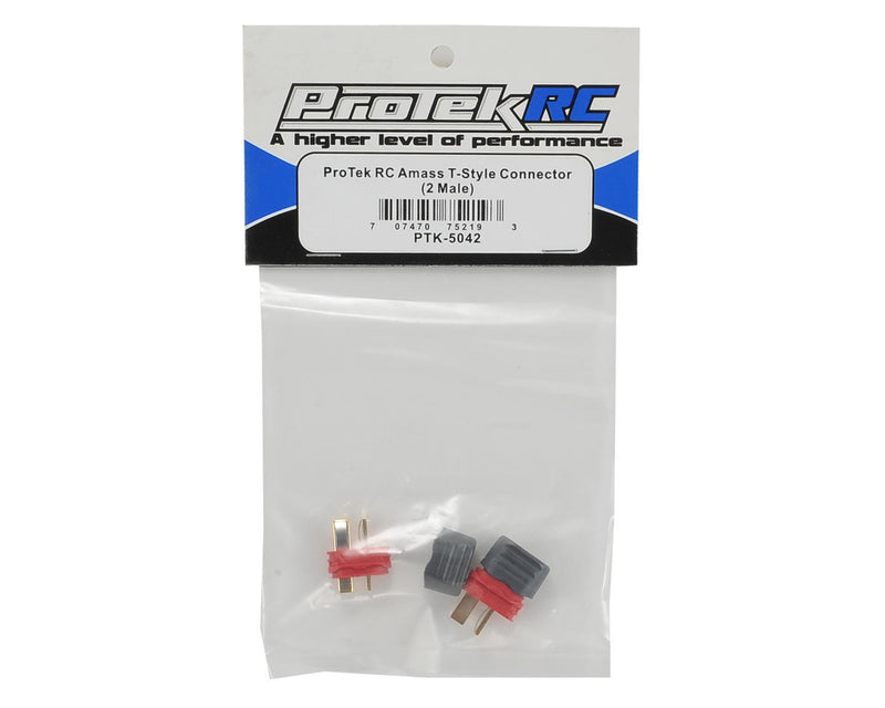 PTK-5042 ProTek RC Sheathed T-Style Plug (2 Male)