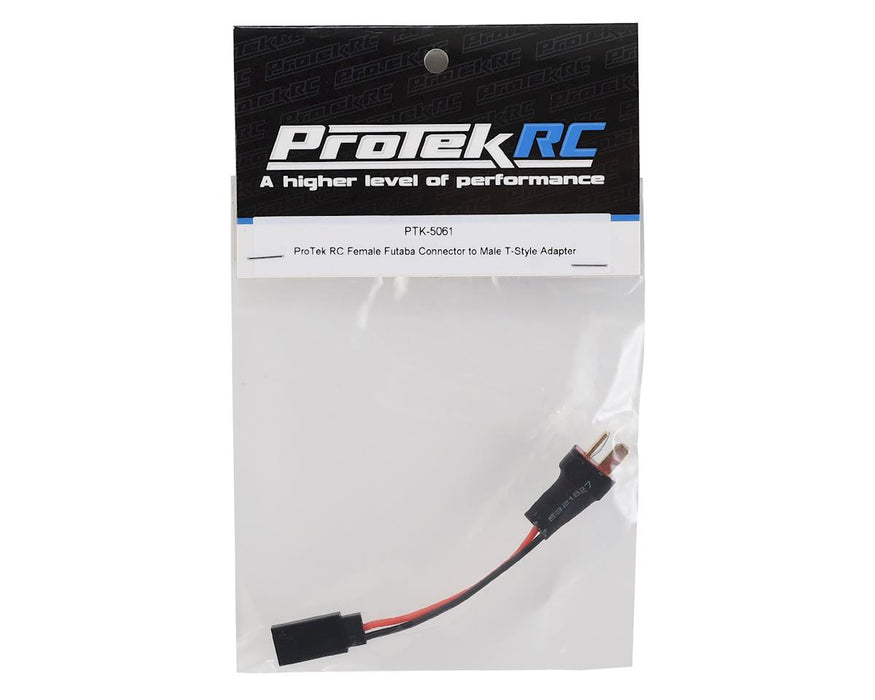 PTK-5061 ProTek RC Futaba to T-Style Adapter (Female Futaba to Male T-Style)