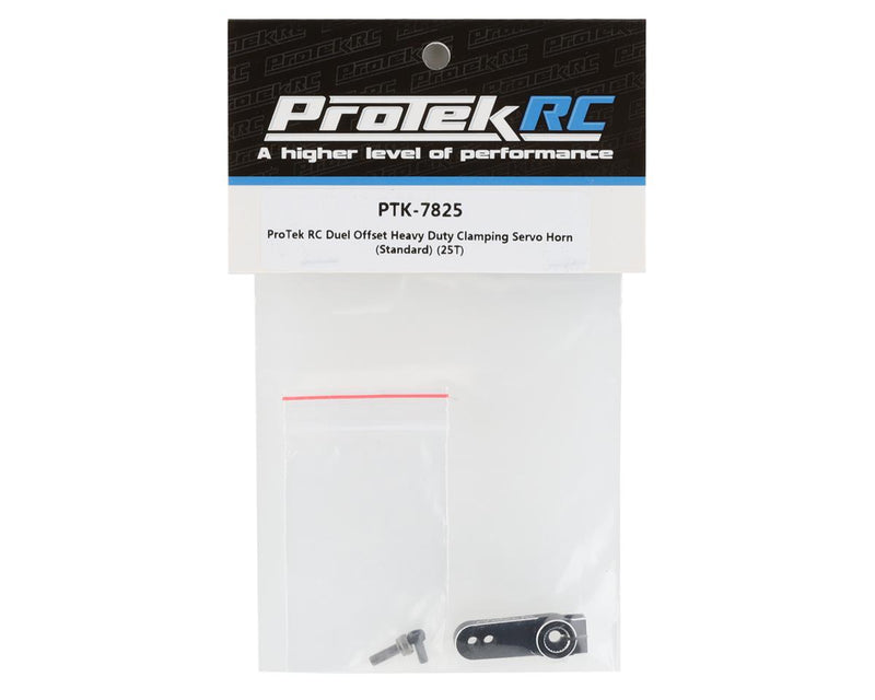 PTK-7825 - ProTek RC Dual Offset Heavy Duty Clamping Servo Horn (Standard) (25T)