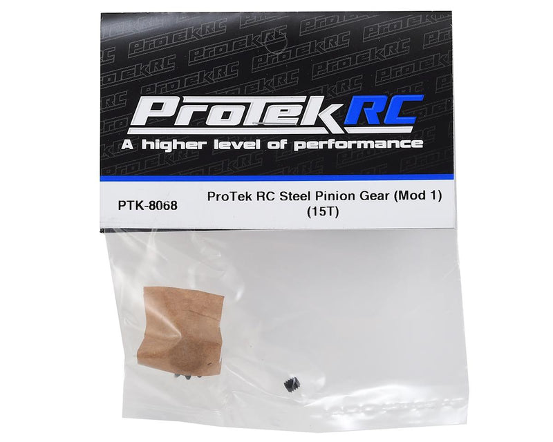 PTK-8068 Protek RC Steel Mod 1 Pinion Gear 5mm Bore 15T