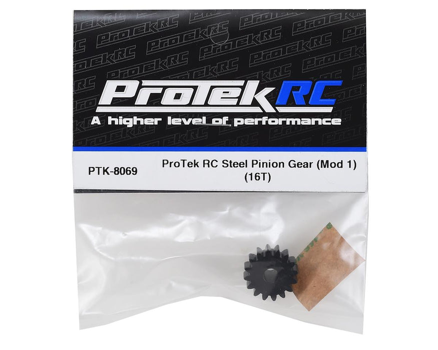 PTK-8069 Protek RC Steel Mod 1 Pinion Gear 5mm Bore 16T
