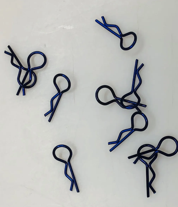 469-03 Metallic Blue McAllister Body Clips