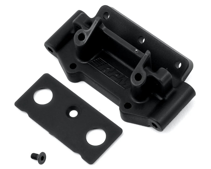 73752 RPM Front Bulkhead - Fits Traxxas 1/10 2WD Vehicles [BLACK]