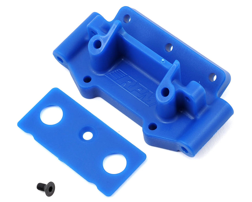 73755 RPM Front Bulkhead for Traxxas 1/10th 2WD Vehicles - BLUE
