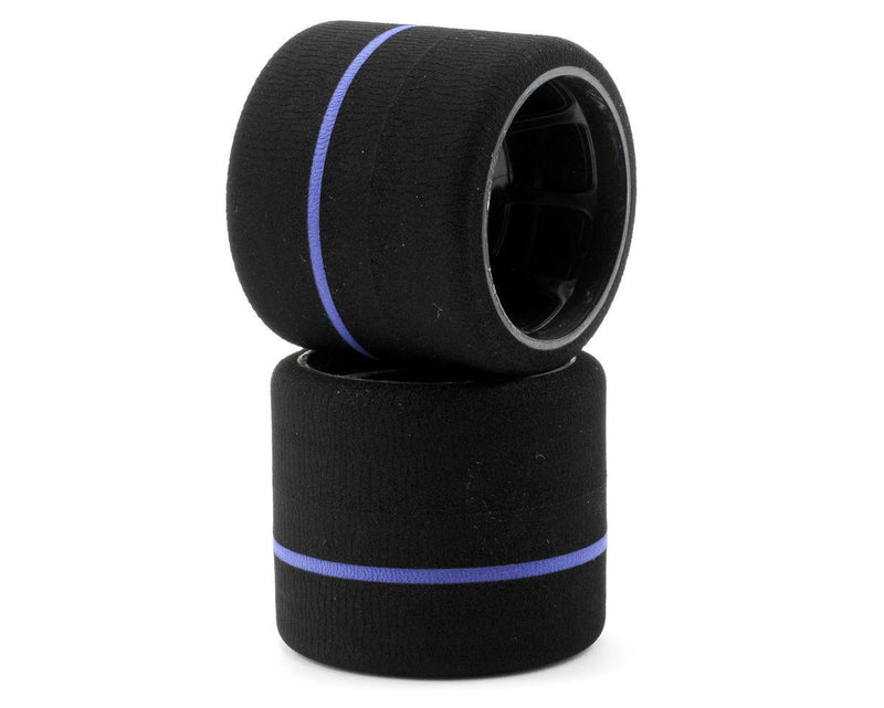 F1034-GT BSR World GT Rear Tires, Blue Stripe