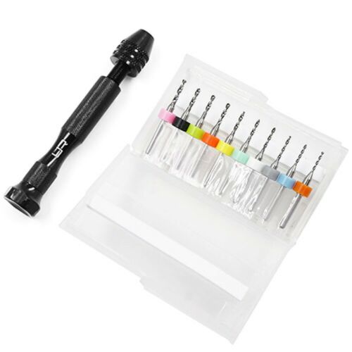 YT-0196 Yeah Racing 1.1-2.0 Steel Twist Drill 10 in 1 Set