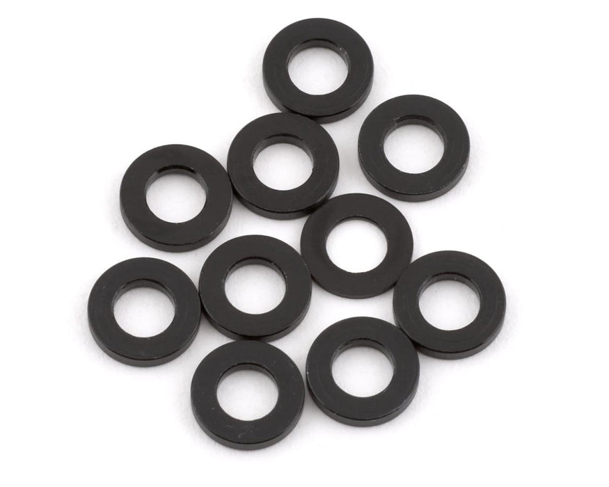 U7710 Schumacher 3mm Alloy Washers (Black) (10) (1.00mm)