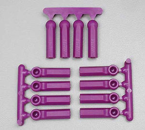 73398 RPM Long Shank Rod Ends (12) 4-40 PURPLE