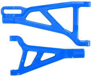 80215 Front Right A-arms, for Summit, Revo & E-Revo, Blue DNR