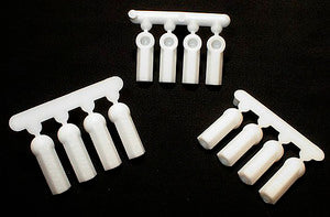 73381 RPM Heavy Duty Rod Ends (4-40, 12pcs) [WHITE]