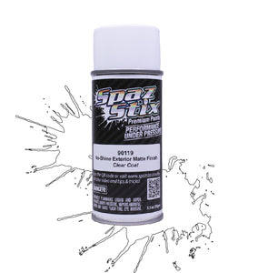90119  Spaz Stix NO-SHINE EXTERIOR MATTE FINISH CLEAR COAT AEROSOL
