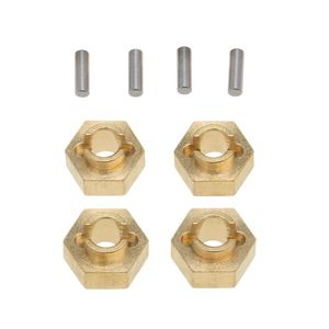 PHBSCX2435 Powerhobby Axial SCX24 Brass 7mm Wheel Hex Hubs Jeep C10 Betty Deadbolt