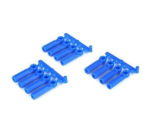 73395 RPM Long Shank Rod Ends (4-40, 12pcs) [BLUE]