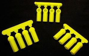 73377 RPM Heavy Duty Rod Ends (4-40, 12pcs) [YELLOW]
