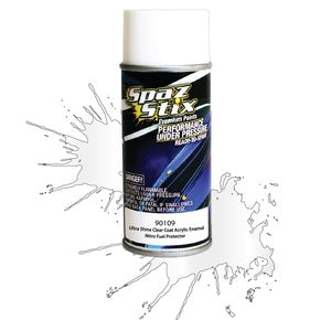 90109 Spaz Stix Ultra Shine Clear Coat Arylic Enamel Nitro Fuel Protector
