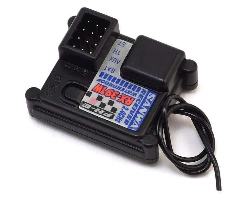 107A41341A Sanwa/Airtronics RX-391W 2.4Ghz FH-E 3-Channel Receiver (MX-6)