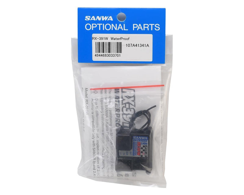 107A41341A Sanwa/Airtronics RX-391W 2.4Ghz FH-E 3-Channel Receiver (MX-6)