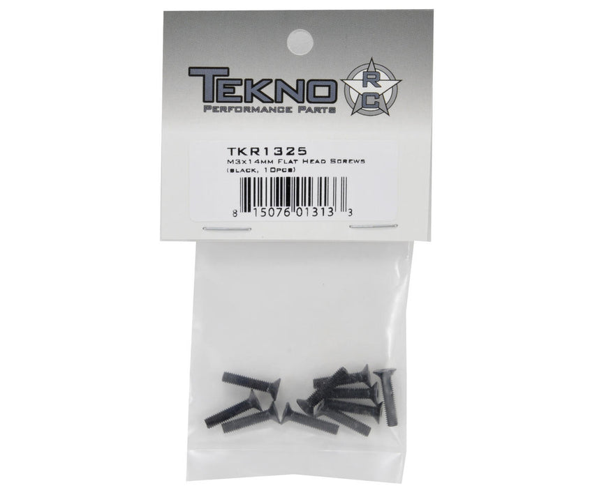 TKR1325 - Tekno RC 3x14mm Flat Head Screw (10)